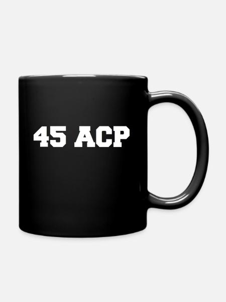 Just 45ACP white - Tasse einfarbig - Schwarz