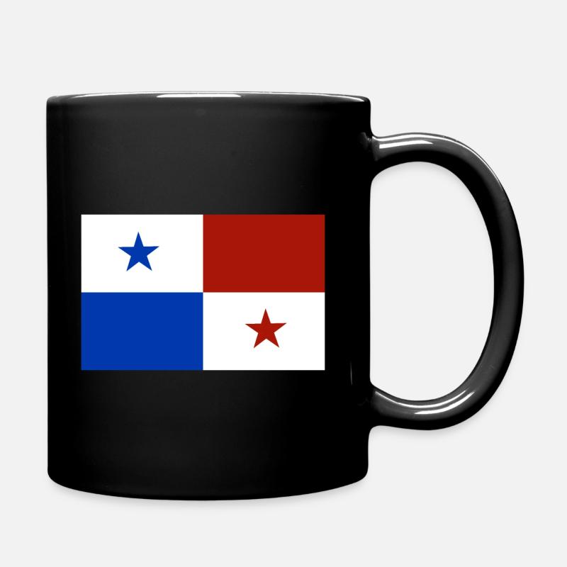 Panama Flagge - Tasse einfarbig - Schwarz