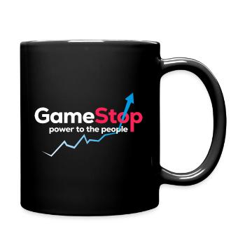 Game Power-Grafik - Tasse einfarbig - Schwarz - Rechts