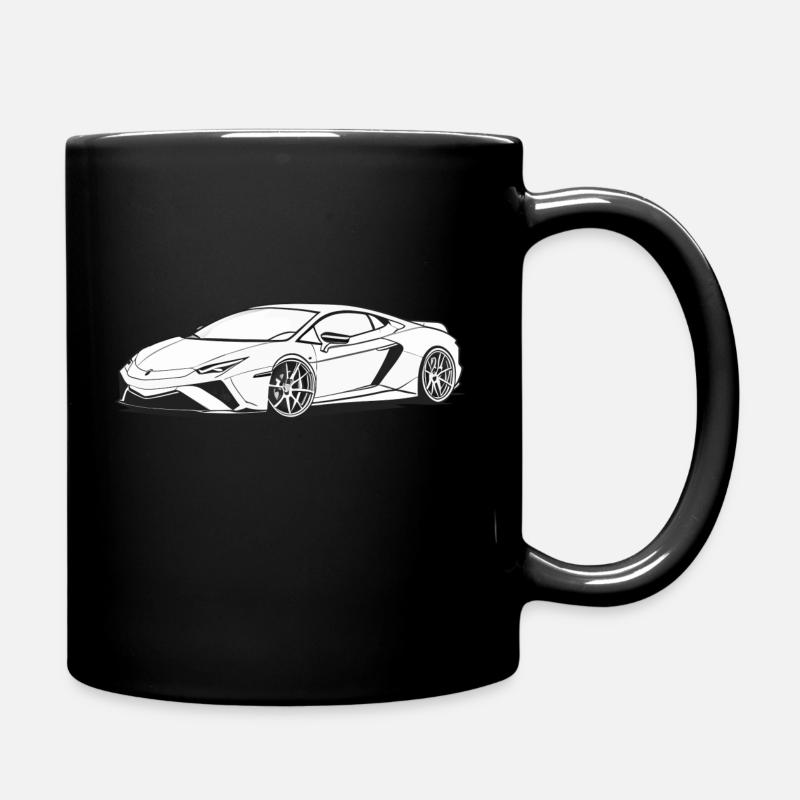 Sportwagen - Tasse einfarbig - Schwarz