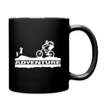 Adventure - Full Colour Mug - black - Right