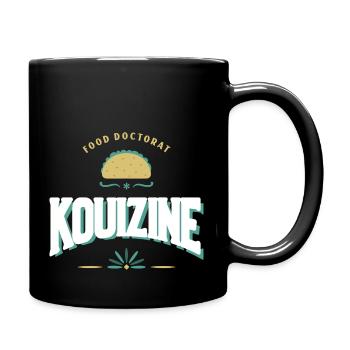 Meme Kouizine doctorat la place de la femme cadeau - Mug uni - noir - Droite