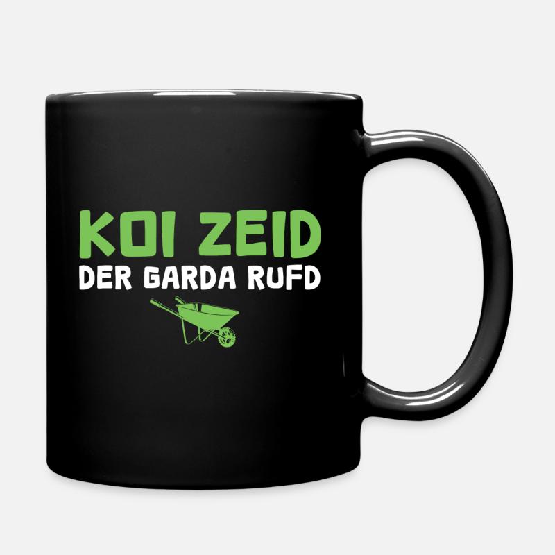 Schwäbisch Gärtnern Schwabe Gärtner Geschenkidee - Tasse einfarbig - Schwarz