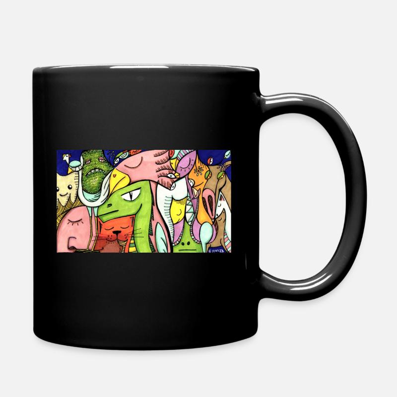Doodling - Full Colour Mug - black