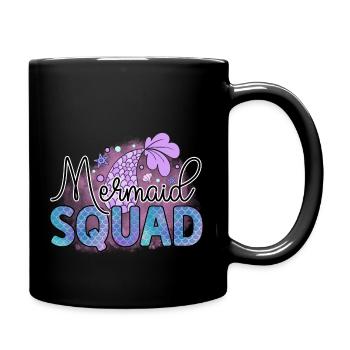 Mermaid Squad, Mermaids Summer Beach Party - Mug uni - noir - Droite