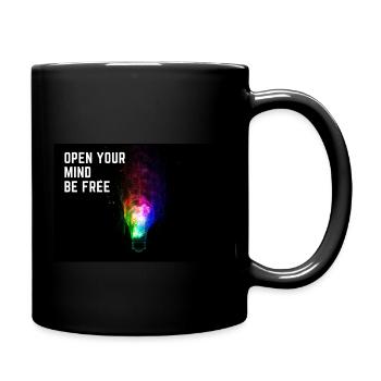 Ouvrez votre , soyez libre - Mug uni - noir - Droite