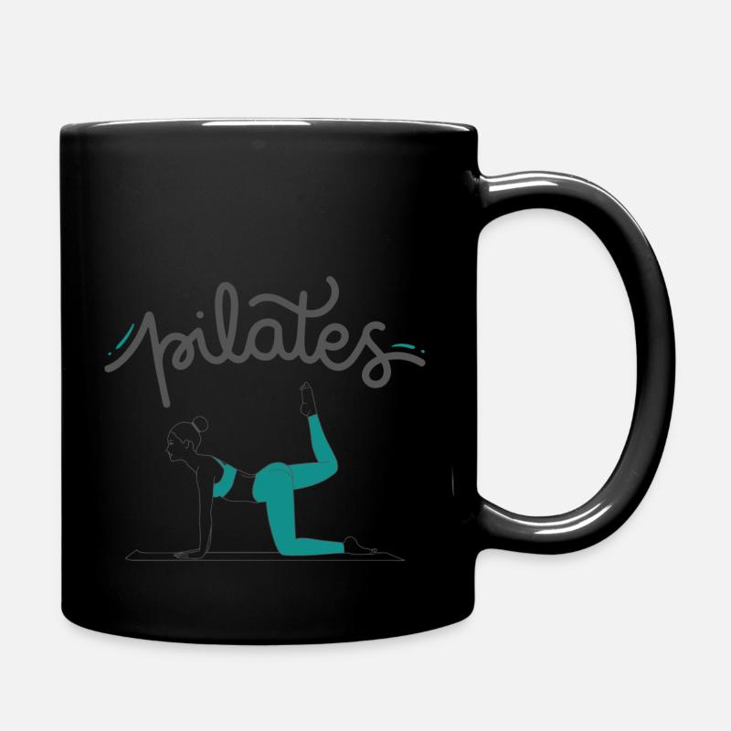 PILATES - Full Colour Mug - black