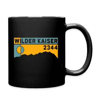 Wilder Kaiser Kaiserkrone Wandern Kitzbühel Tirol - Tasse einfarbig - Schwarz - Rechts