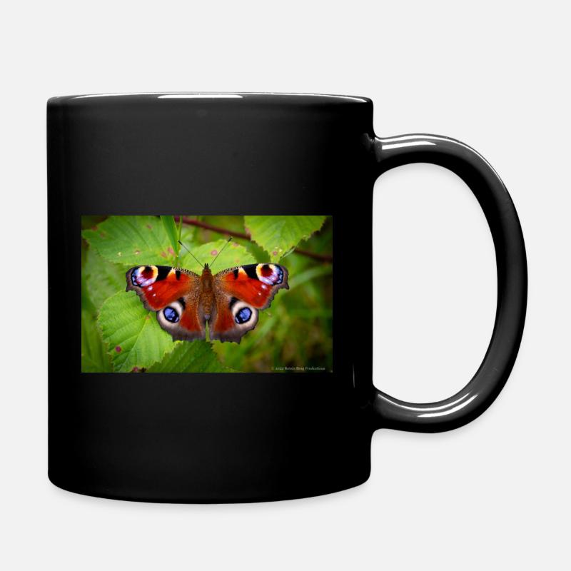 Butterfly - Full Colour Mug - black