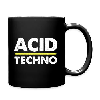 Acid Techno Vintage Bold - Full Colour Mug - black - Right