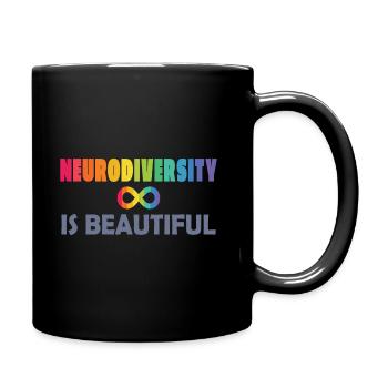 La neurodiversité, c’est beau - Mug uni - noir - Droite