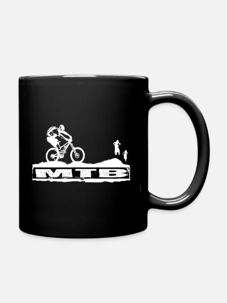 MTB Bike - Tasse einfarbig - Schwarz