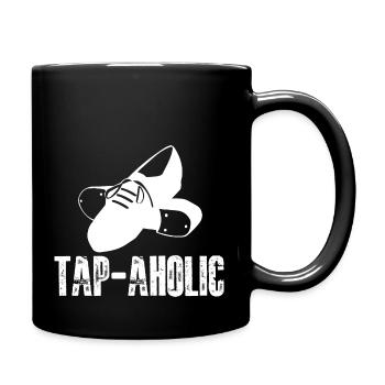 Tap aholic Design for a tap dancing fan - Tasse einfarbig - Schwarz - Rechts