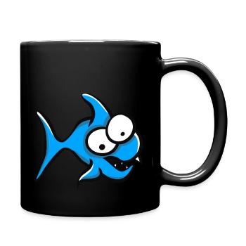 Requin - Mug uni - noir - Droite