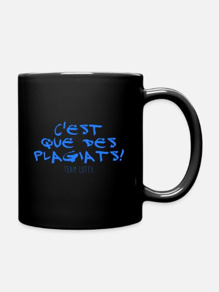 c est que des plagiats - Mug uni - noir
