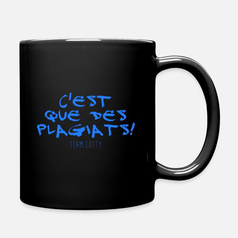c est que des plagiats - Mug uni - noir