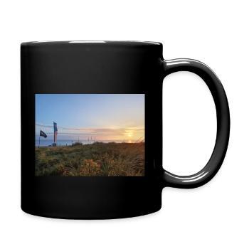 Sunset - Tasse einfarbig - Schwarz - Rechts