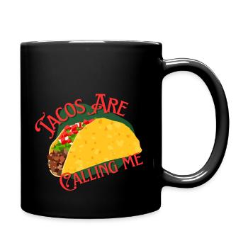 Mignon Taco Design Gastronomie mexicaine - Mug uni - noir - Droite