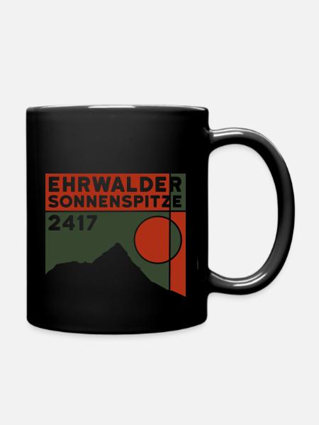 Ehrwalder Sonnenspitze Überschreitung Souvenir - Tasse einfarbig - Schwarz