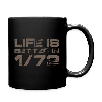 1 72 Maßstab Modell Flugzeug Hobby Plastik Bausatz - Tasse einfarbig - Schwarz - Rechts