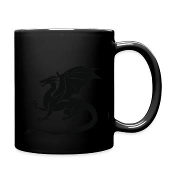 Dragon Silhouette - Full Colour Mug - black - Right