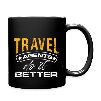 Les agents de voyages s’en sortent mieux pour planifier leurs vacances - Mug uni - noir - Droite