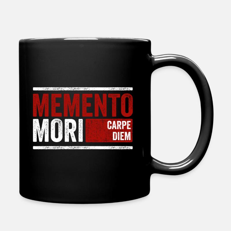 Memento Mori - Full Colour Mug - black