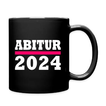 Abitur 2024 - Tasse einfarbig - Schwarz - Rechts