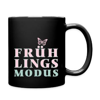 Mode Printemps - Le printemps est là ! - Mug uni - noir - Droite
