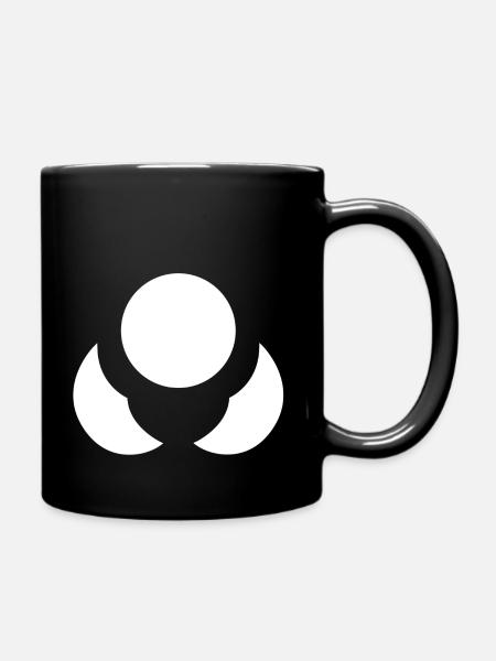 Fleur de Neutron blanche sans fond - Mug uni - noir