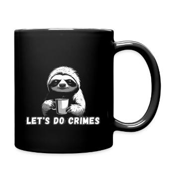 Faisons des crimes | Café, grincement matinal - Mug uni - noir - Droite