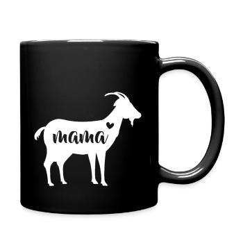 Goat Mothers Day Mama Farm Mom Lover Gift Women - Full Colour Mug - black - Right
