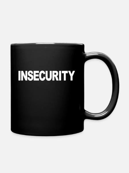 INSECURITY - Full Colour Mug - black