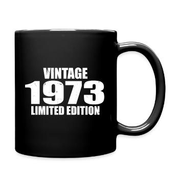 Vintage 1973 Birthday 1973 - Retro 1973 - Full Colour Mug - black - Right