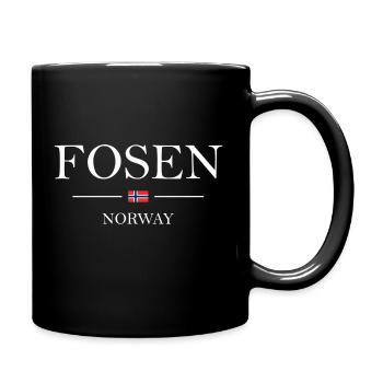 Norvège - Fosen blanc - Mug uni - noir - Droite