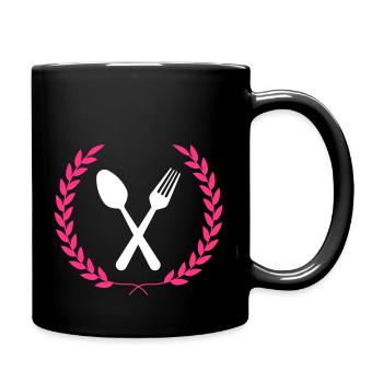 logo pro chef cuosinier - Mug uni - noir - Droite