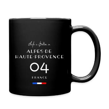 Life in ALPES-DE-HAUTE-PROVENCE Number 04 Digne - Full Colour Mug - black - Right