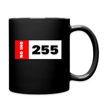 OVER IS 255 - SA-INT - Es ist vorbei - Tasse einfarbig - Schwarz - Rechts