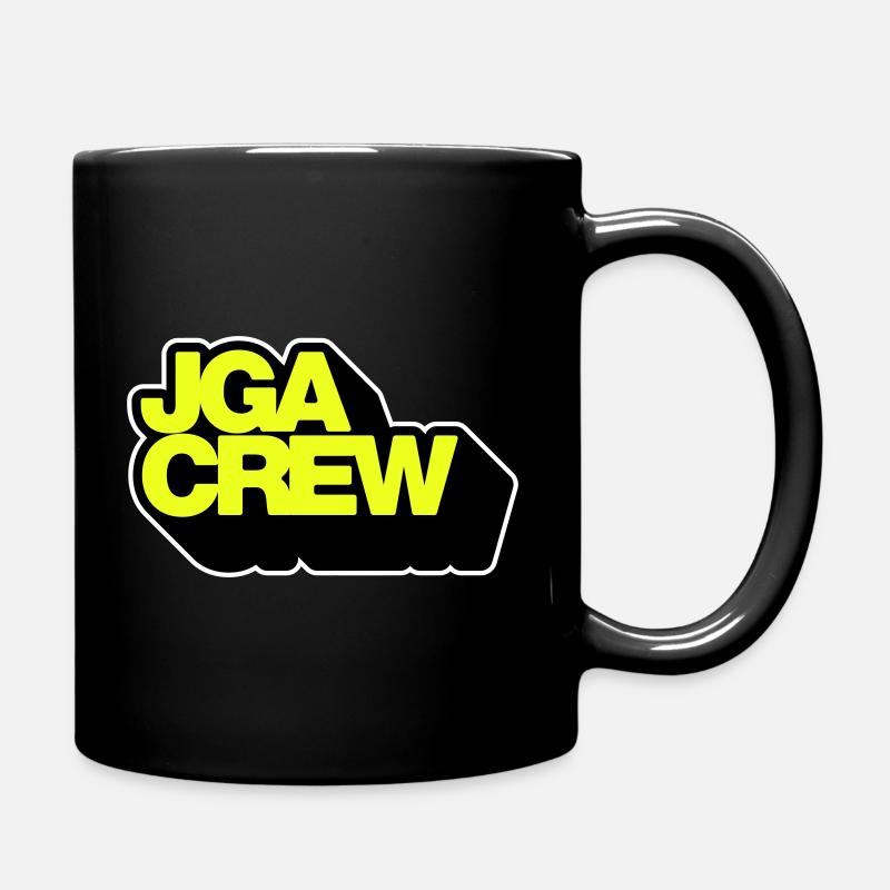 Bachelor Party Crew 3D - Full Colour Mug - black