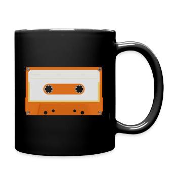 Cassette audio - Mug uni - noir - Droite