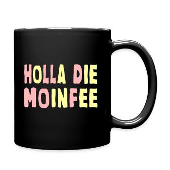 Holla die Moinfee Moin Meerbekloppt - Mug uni - noir - Droite