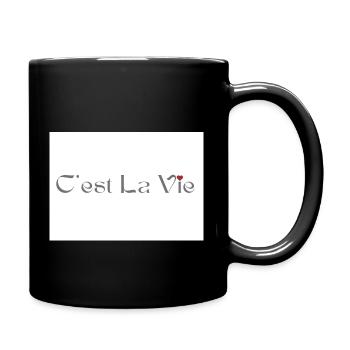 C est La Vie French for That's Life an acceptance - Full Colour Mug - black - Right