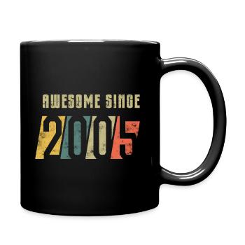 20e anniversaire de la promotion 2005 - Mug uni - noir - Droite