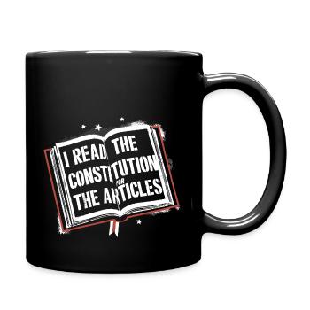 Constitution et humour – pour les vrais assoiffés de connaissances - Mug uni - noir - Droite