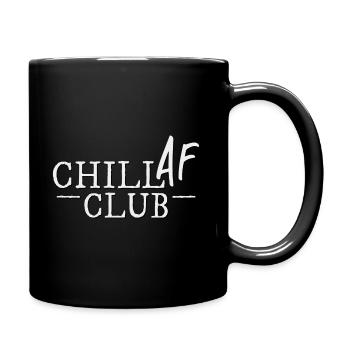 Chill AF Club ! Procrastiner et ne rien faire Deluxe - Mug uni - noir - Droite