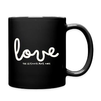 LOVE THE ULTIMATE PUNK MOVE - Full Colour Mug - black - Right