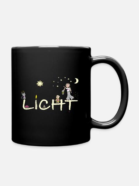Bliss and Paw - Licht - Tasse einfarbig - Schwarz