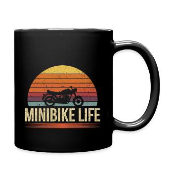 Petits vélos, grande passion - Mug uni - noir - Droite
