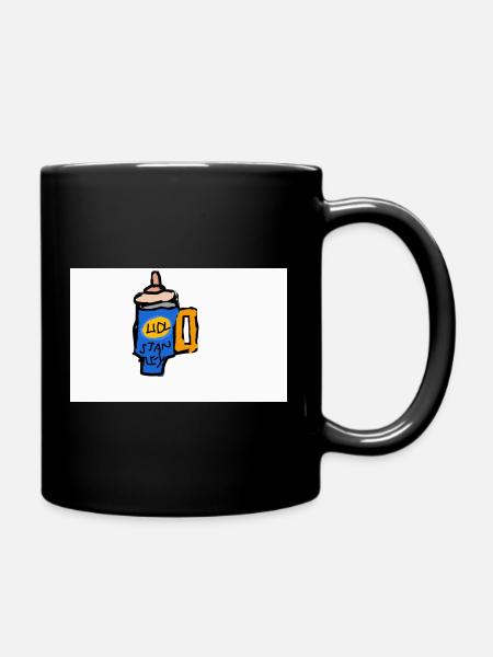 Hier sind wohl die feinsten Produkte - Tasse einfarbig - Schwarz