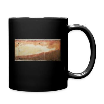 the first ever Photo of Mars - Tasse einfarbig - Schwarz - Rechts